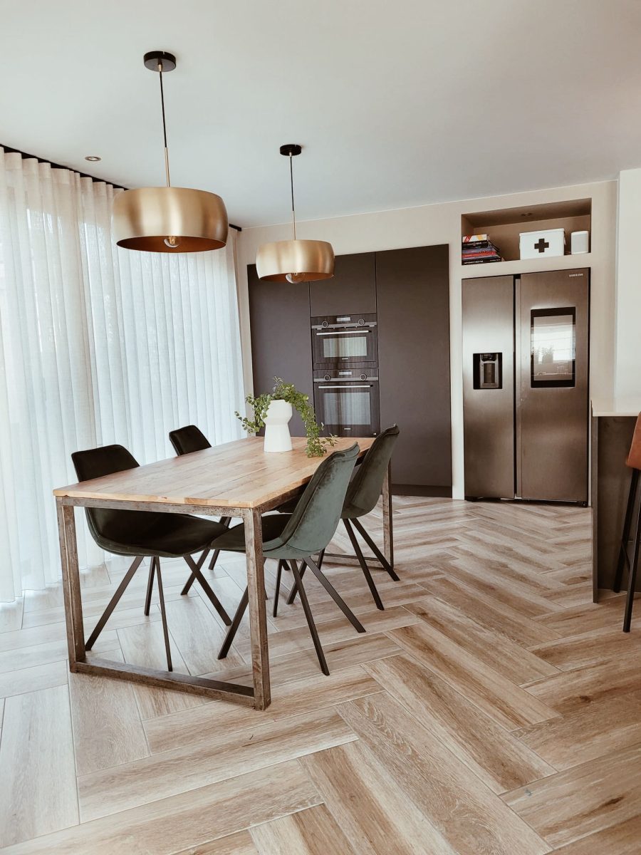 Keramische visgraat houtlook vloer, foto 2
