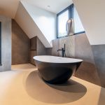 Zwarte badkamer met mozaïek, foto 2