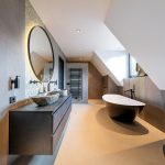 Zwarte badkamer met mozaïek, foto 3