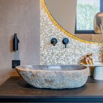 Zwarte badkamer met mozaïek, foto 4